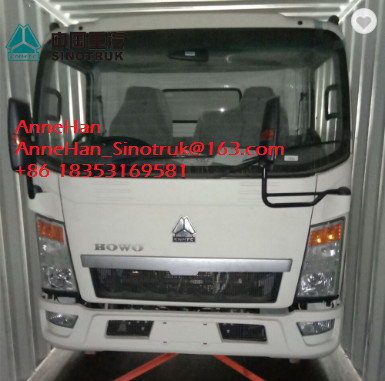 Euro3 중앙 Liftting SINOTRUK Howo7 가벼운 의무 트럭 LHD 4x2 116HP 5-7T 짐