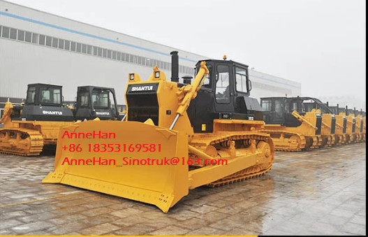 Cummins Engine를 가진 노란 색깔 Shantui SD32 작은 불도저 장비