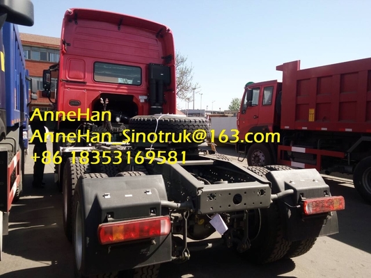 Sinotruk Howo7 10는 HW79 오두막 낮은 연료 소모량을 가진 6*4 원동기 트레일러를 피로하게 합니다