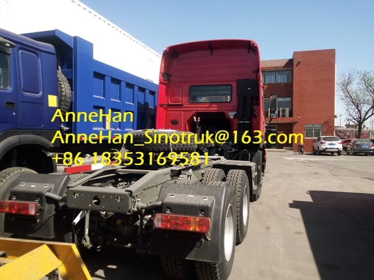 Sinotruk Howo7 10는 HW79 오두막 낮은 연료 소모량을 가진 6*4 원동기 트레일러를 피로하게 합니다