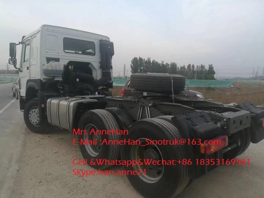 420hp Sinotruk Howo7 트랙터 트럭 6x4 10는 토우 50T를 위한 HW76 오두막을 선회합니다