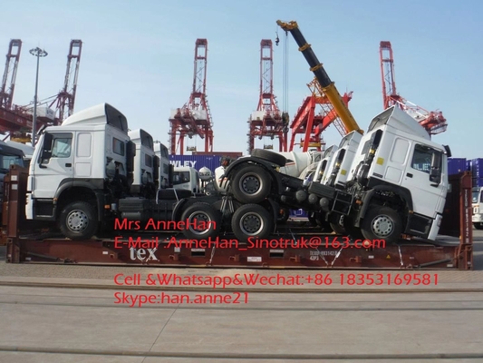 420hp Sinotruk Howo7 트랙터 트럭 6x4 10는 토우 50T를 위한 HW76 오두막을 선회합니다
