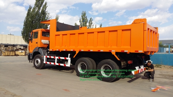 Beiben 콩고 최고 의무 덤프 트럭 6x4 20M3 40T 적재 능력 380hp Euro2