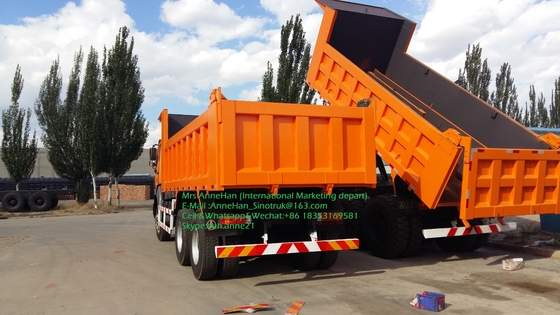 Beiben 콩고 최고 의무 덤프 트럭 6x4 20M3 40T 적재 능력 380hp Euro2