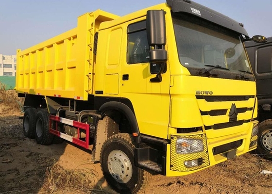 371HP 6 x 4 20CBM 이중 덤프 트럭 - 회로 공기의 압력 브레이크