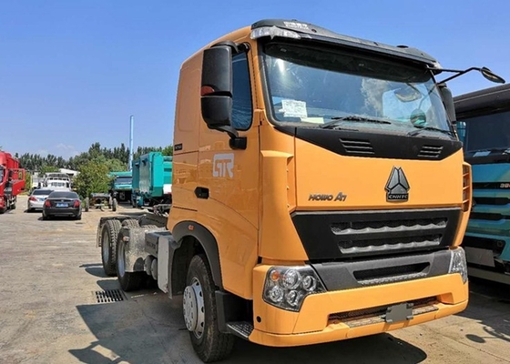 HOWO A7 420 HP 6X4 원동기 트럭/디젤 엔진 트랙터 트럭 HF7 정면 차축