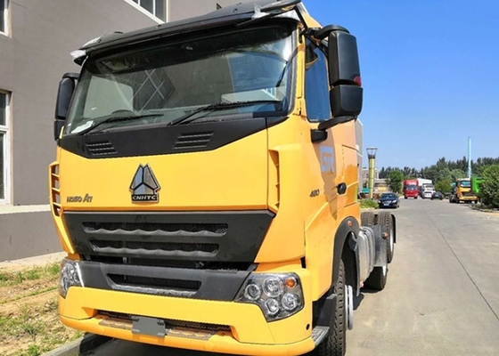HOWO A7 420 HP 6X4 원동기 트럭/디젤 엔진 트랙터 트럭 HF7 정면 차축