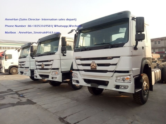 10 타이어 SINOTRUK HOWO 화물 트럭 포좌 유로 2 LHD 6X4 336HP HW76 오두막