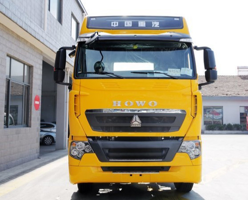 노란 색깔 Sinotruk 4x2 Howo 트랙터 트럭 290hp 유로 II 배출 기준