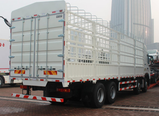 50T 수용량 450hp SINOTRUK HOWO A7 8x4 상자 말뚝 트럭/화물 화물 자동차 트럭