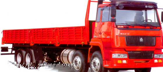 ZZ1316M4669V SINOTRUK 슈타이어 화물 트럭 8X4 녹색 빨강과 파란 색깔