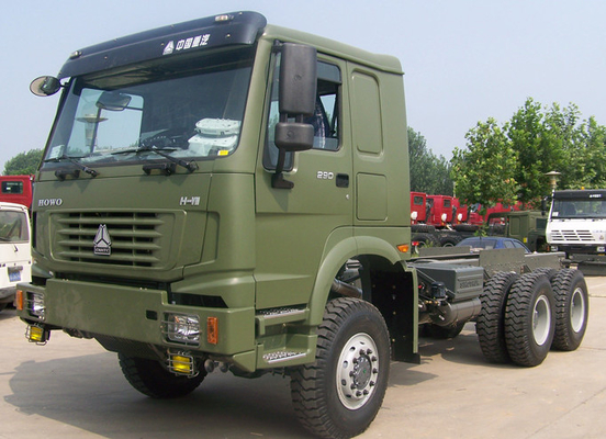 ZZ2167M5227 6x6 쓰레기 쓰레기 압축 분쇄기 트럭은 모든 바퀴 드라이브 화물 SINOTRUCK 유로 II III 380hp 힘을 나릅니다