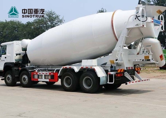 튼튼한 SINOTRUK HOWO 유로 2 371HP 구체 믹서 트럭 8X4 10CBM 12CBM 12는 선회합니다