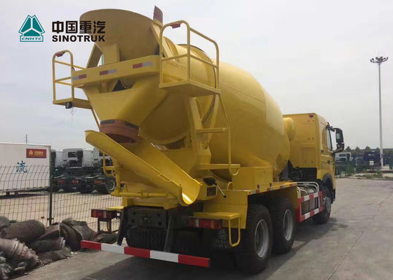 유로 2 371HP 소형 구체적인 트럭 6x4 10는 8CBM HOWO A7를 선회합니다