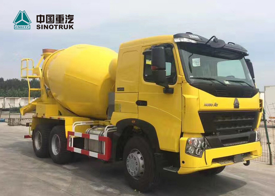 유로 2 371HP 소형 구체적인 트럭 6x4 10는 8CBM HOWO A7를 선회합니다