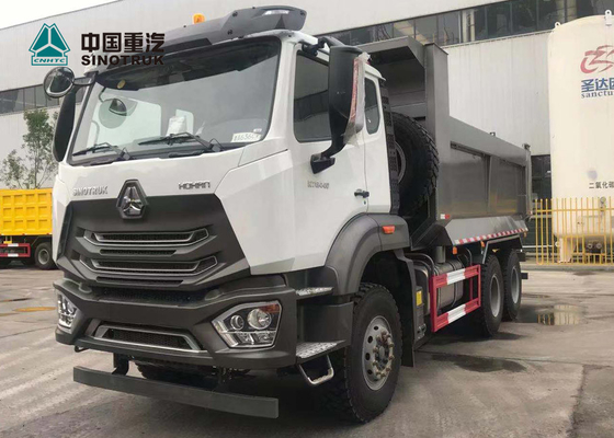 SINOTRUK HOHAN HOWO N7B 덤프 트럭 6x4 371HP 20cbm HYVA 정면 드는 실린더