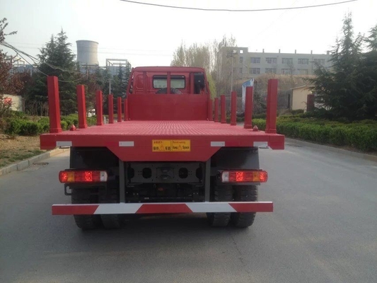 1개의 여가를 가진 371hp Sinotruk Howo7 화물 컨테이너 트럭 30T 평상형 트레일러 6x4 10wheels