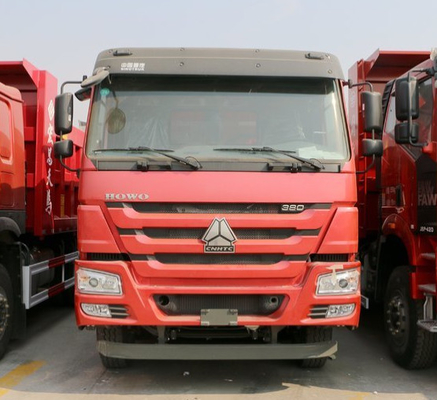 Sinotruk 6x4 10 바퀴 몸 플랫폼을 뒤집히기를 가진 덤프 트럭