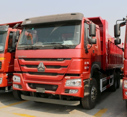 Sinotruk 6x4 10 바퀴 몸 플랫폼을 뒤집히기를 가진 덤프 트럭