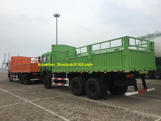 2638의 380hp 힘 Beiben 화물 수송기 트럭 6x4 10 짐수레꾼