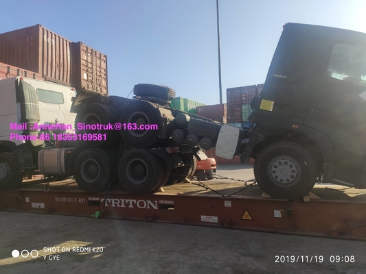 420hp 원동기 트럭 왼손 드라이브 트랙터 트럭 Sinotruk HowoA7 10 바퀴