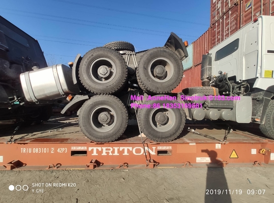 420hp 원동기 트럭 왼손 드라이브 트랙터 트럭 Sinotruk HowoA7 10 바퀴