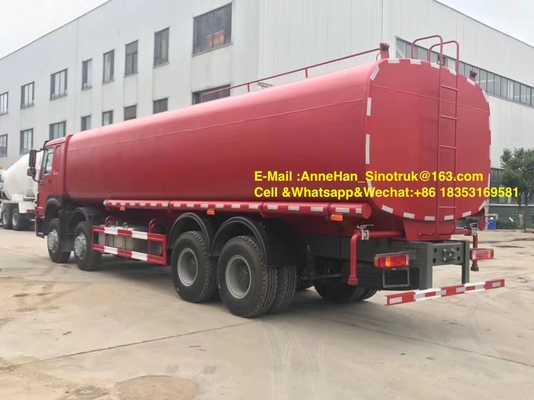 Sinotruk Howo의 물 나르는 정원사 노릇을 하기를 위한 Sinotruk 물 트럭 25-35CBM 8X4