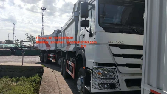 Howo7 Sinotruk 가나 10는 40T 짐을 위한 6x4 덤프 트럭을 Capcity 371hp 선회합니다