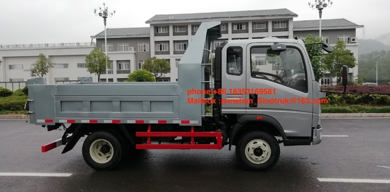 5T 새로운 덤프 트럭 Sinotruk Homan 4x2 6tires Euro3 방출 stander 경트럭