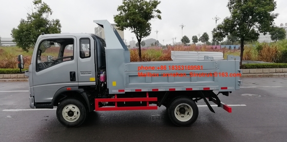 5T 새로운 덤프 트럭 Sinotruk Homan 4x2 6tires Euro3 방출 stander 경트럭
