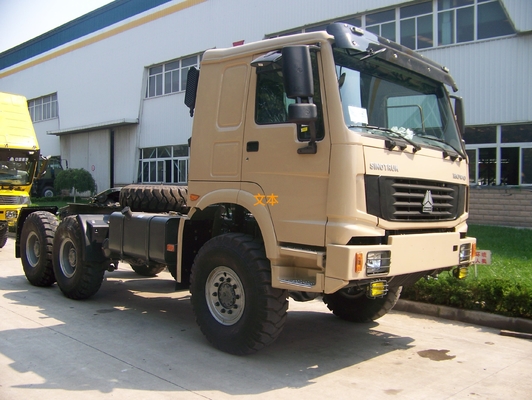 50T 토우 수용량을 위한 6x6 Sinotruk Howo7 트랙터 트럭 Euro2 방출 Stander 371hp