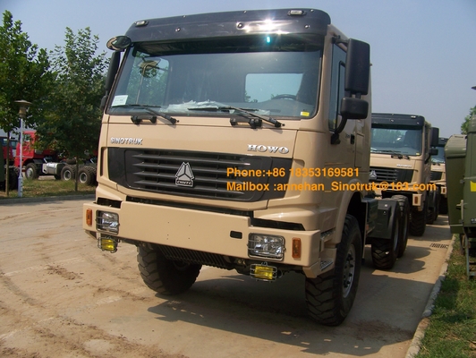 50T 토우 수용량을 위한 6x6 Sinotruk Howo7 트랙터 트럭 Euro2 방출 Stander 371hp