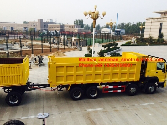 2Jost 다리를 가진 3axles 50-60T 적재 능력 12wheels 하치장 트레일러