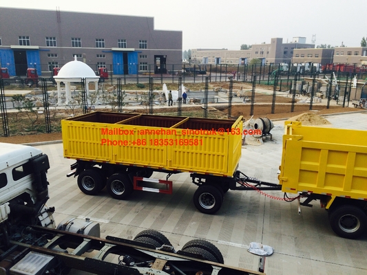 2Jost 다리를 가진 3axles 50-60T 적재 능력 12wheels 하치장 트레일러