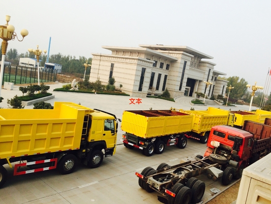 2Jost 다리를 가진 3axles 50-60T 적재 능력 12wheels 하치장 트레일러