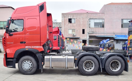 351를 가진 수동 Howo 6x4 원동기 트랙터 트럭 - 450hp 강한 마력