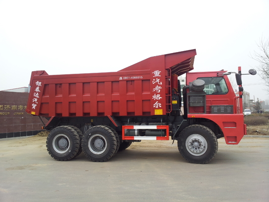 6x4 70 탄광업 덤프 트럭 Sinotruck Howo 팁 주는 사람 트럭