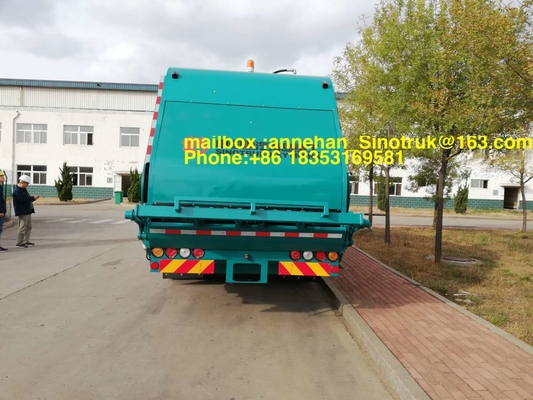 4x2 12m3 Sinotruk Howo7 쓰레기 수거 트럭 290hp 336hp 왼손 드라이브 Euro2