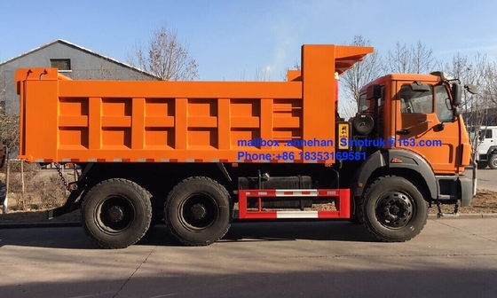 Beiben 콩고 최고 의무 덤프 트럭 6x4 20M3 40T 적재 능력 380hp Euro2