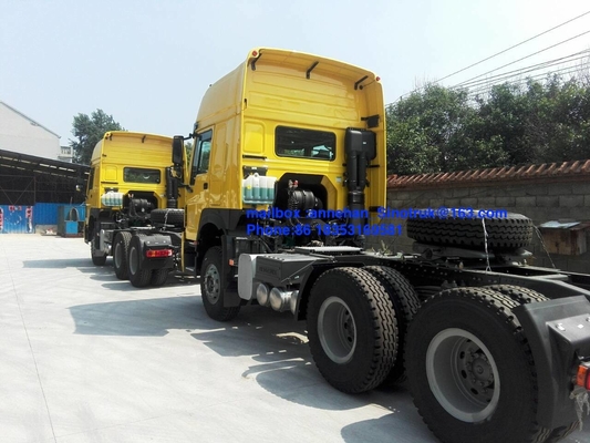 Hw79 오두막 Sinotruk Howo7 트랙터 트럭 3 슬리퍼 6x4 371hp 오른손 드라이브