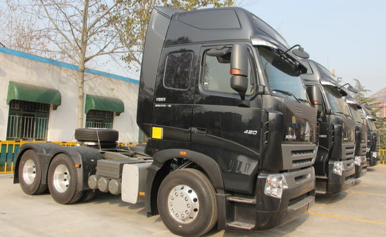 통과되는 백색 색깔 Iso에 있는 336hp 유로 3 Howo A7 Howo 트랙터 트럭