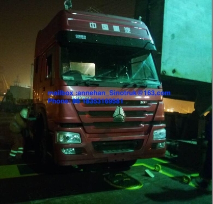 Hw79 오두막 Sinotruk Howo7 트랙터 트럭 3 슬리퍼 6x4 371hp 오른손 드라이브