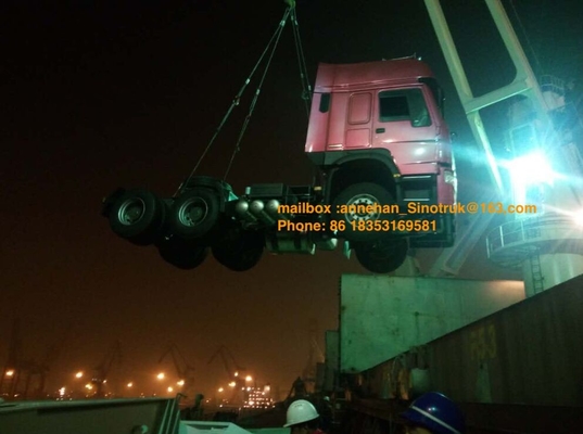 Hw79 오두막 Sinotruk Howo7 트랙터 트럭 3 슬리퍼 6x4 371hp 오른손 드라이브