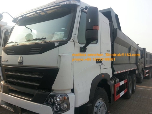 A7 Sinotruk 6x4 U 유형 20m3 모래 팁 주는 사람 트럭 40-50t 짐 Capaicty Lhd 10는 피로하게 합니다