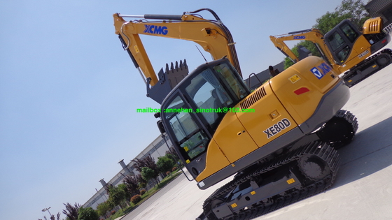XCMG XE60D 유압 장치를 가진 소형 크롤러 굴착기 기계 6 톤