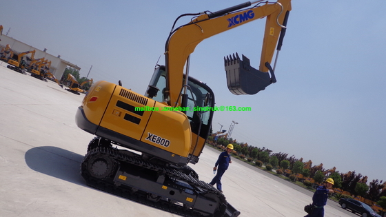 XCMG XE60D 유압 장치를 가진 소형 크롤러 굴착기 기계 6 톤