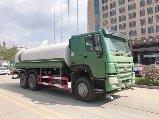 20000L-30000L 336hp LHD Sinotruk Howo7 6x4 10는 물 유조선 화물 자동차를 선회합니다