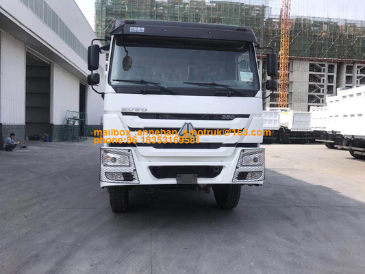 Euro4 Sino Howo 덤프 트럭 381hp 20M3 정면 드는 6x4 10는 저잡음을 선회합니다