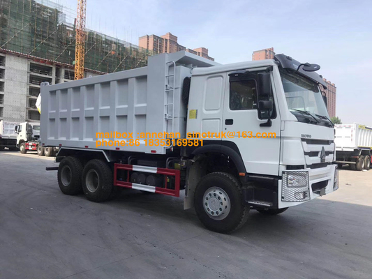 Euro4 Sino Howo 덤프 트럭 381hp 20M3 정면 드는 6x4 10는 저잡음을 선회합니다