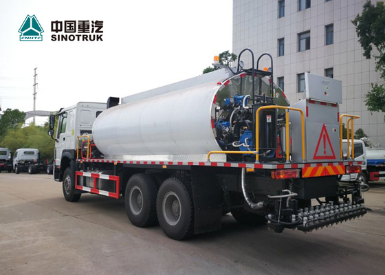 Sinotruk Howo 290hp 4x2 가연 광물 물뿌리개 10 cbm 액체 아스팔트 유조 트럭